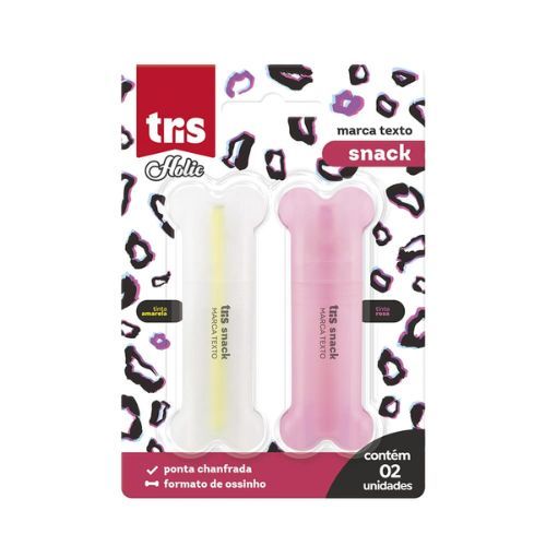 Marca Texto Holic Pets com 2 Unidades Tris