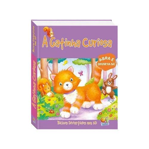 Bichos Divertidos em 3D: A Gatinha Curiosa