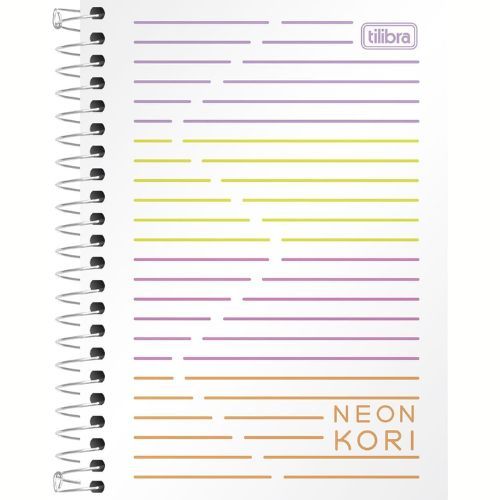 Caderneta Esp CD 1/4 Neon Kori 80 Folhas Tilibra