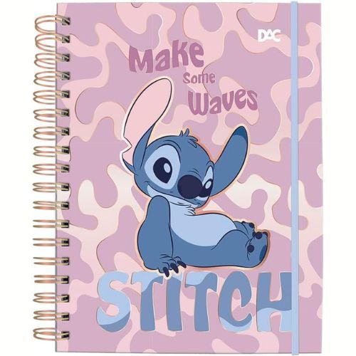 Mini Caderno Smart Univ Stitch 10 Div 80 Folhas Dac