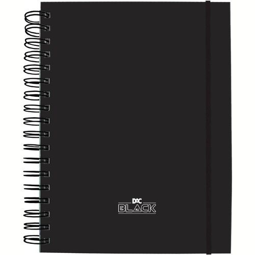 Caderno Smart Colegial All Black 10 Div 80 Folhas Dac