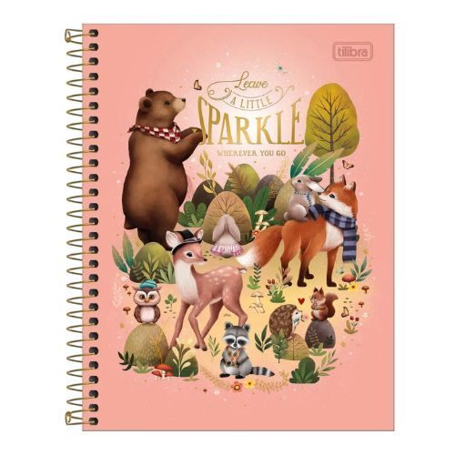 Caderno Cd Colegial 1 Materia Loveland 80 Folhas Tilibra