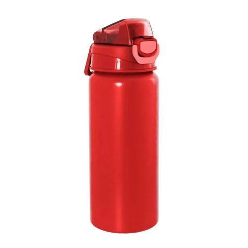 Garrafa Aluminio Vermelha 600ML Livon