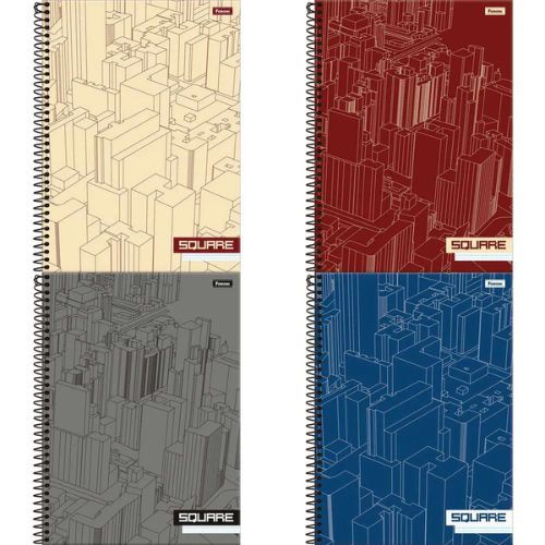 Caderno Univ CD 7X7 Quadriculado 96 Folhas Foroni