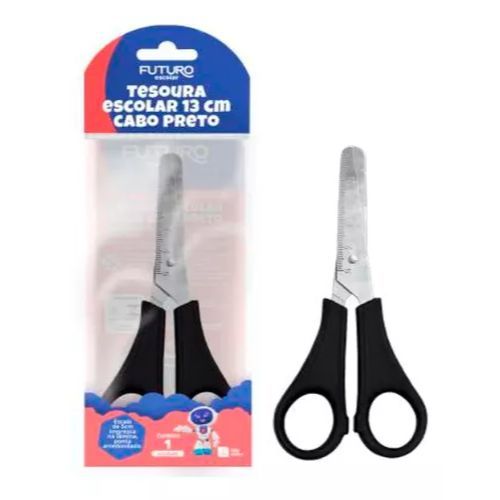 Tesoura Escolar 13CM Caixa com 12 Futuro
