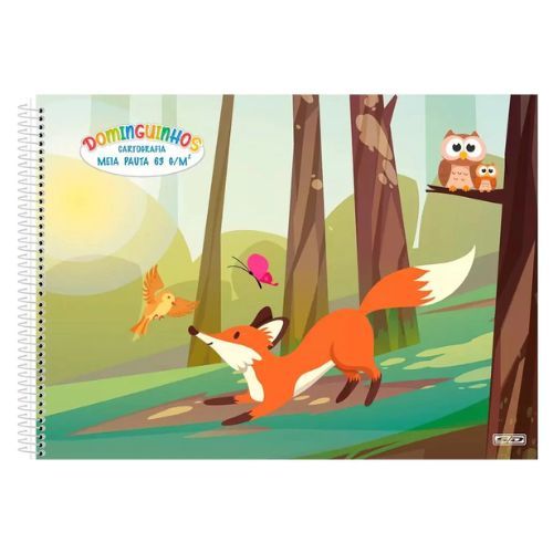 Caderno Cartografia Dominguinhos Meia Pauta 63G Sao Domingos