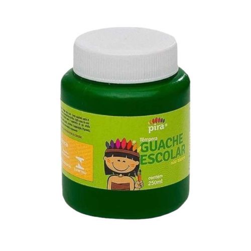 Tinta Guache 250ML Verde Escuro Piratininga