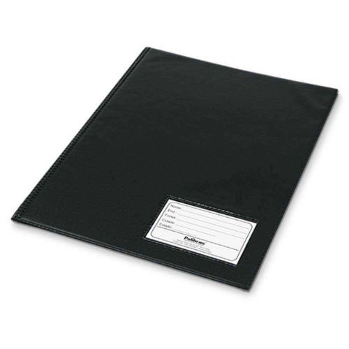 Pasta Catalogo com 50 Envelopes Pvc Preta Polibras