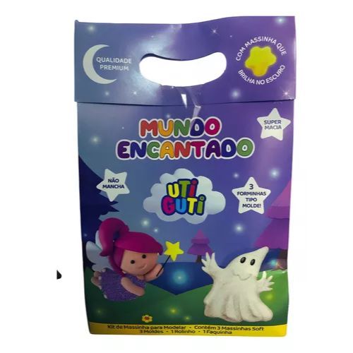 Kit de Massinha de Modelar Mundo Encantado Uti Guti