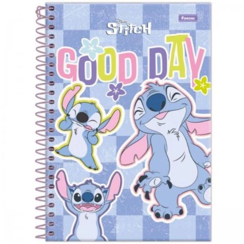 Caderno Esp Cd 1/4 Stitch 80 Folhas Foroni