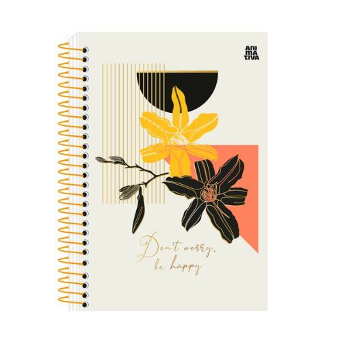 Caderno Cd Esp 1/4 Mulher 160 Folhas Animativa