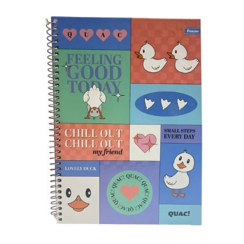 Caderno Esp Cd 1/4 Quac 80 Folhas Foroni
