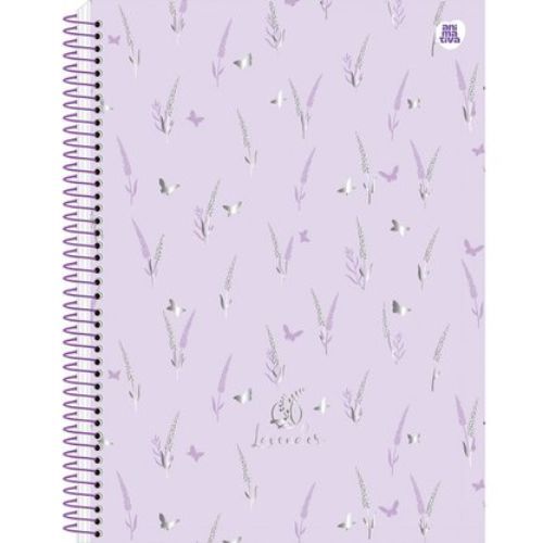 Caderno Anotacao Cd Esp Lavender 80 Folhas Animativa