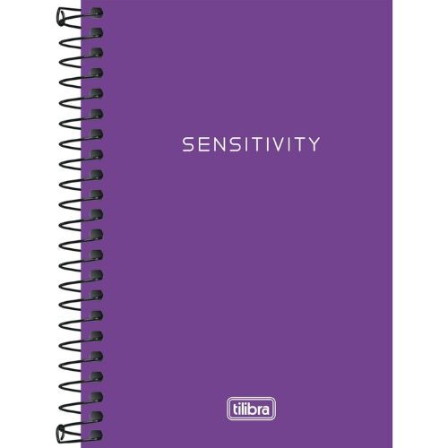 Caderneta Esp Cpp 1/8 Sem Pauta Neon Roxo 80 Folhas Tilibra