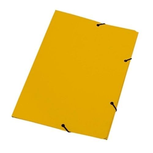 Pasta Aba Elastico Papelao Amarela Frama