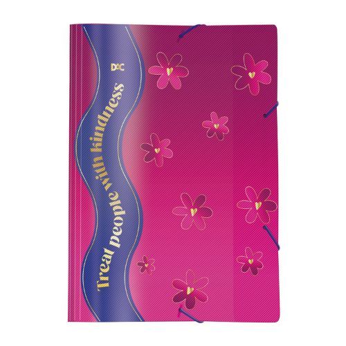 Pasta Aba Elastico Oficio Flower Dac