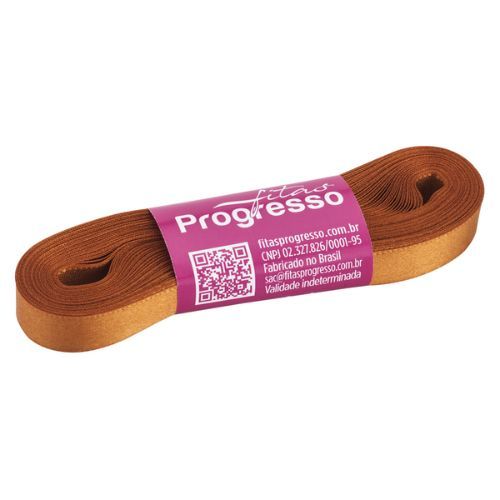 Fita de Cetim Cf003 15mmx10m 2000 Caramelo Progresso