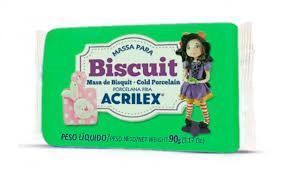 Massa P/ Biscuit 90G Verde Folha Cod 510 Acrilex