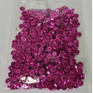 Lantejoula CB 6 Rosa Opaco Pacote com 1000 Unidades Honey