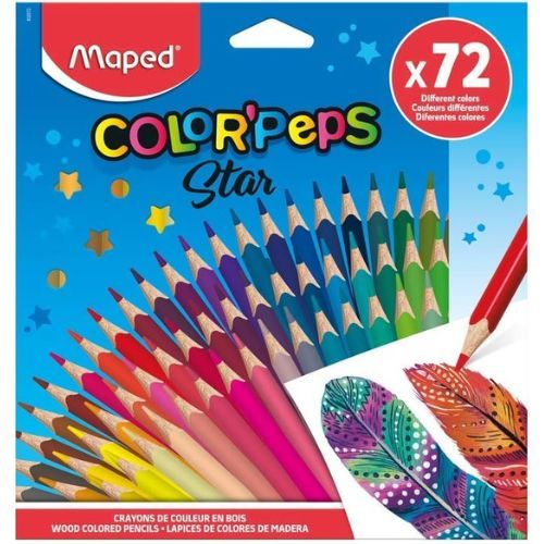 Lapis de Cor Color Peps Caixa com 72 Cores Maped