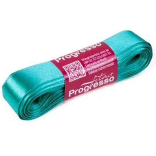 Fita de Cetim Cf003 15mmx10m 386 Verde Agua Progresso