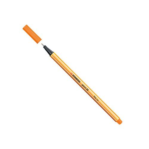 Caneta Fina 0.4 Laranja Stabilo Point 88/54