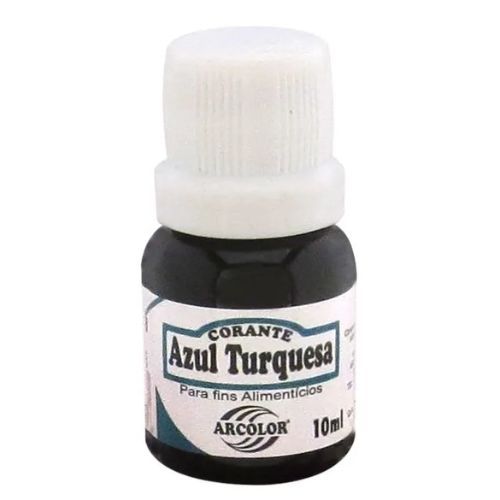 Corante Liquido Azul Turquesa 10ML Arcolor