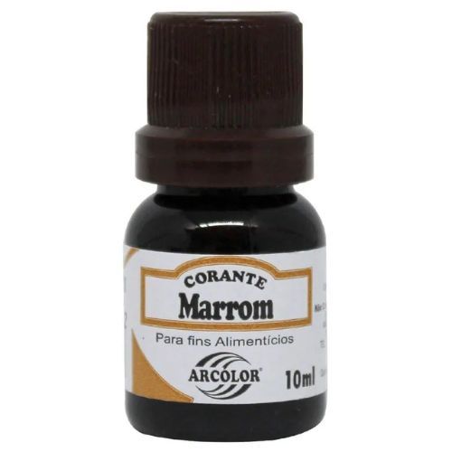 Corante Liquido Marrom 10 ML Arcolor