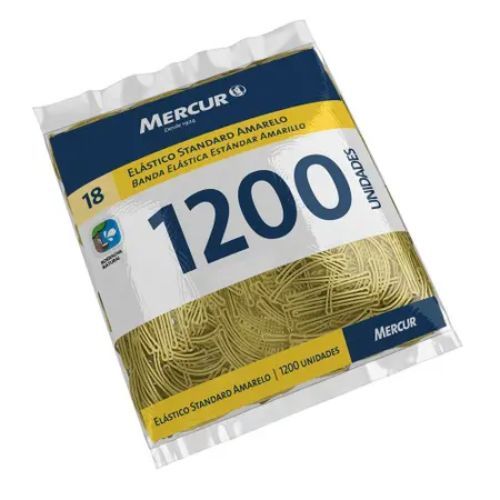 Elastico Super Amarelo N 8 1200 Unds Mercur