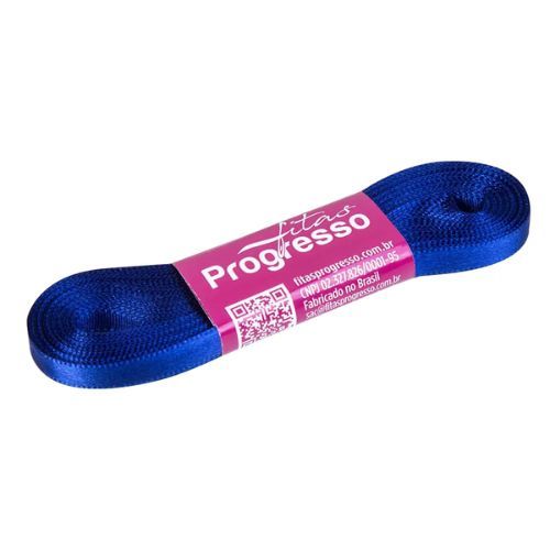 Fita de Cetim CF001 7mmx10m 1199 Azul Bic Progresso
