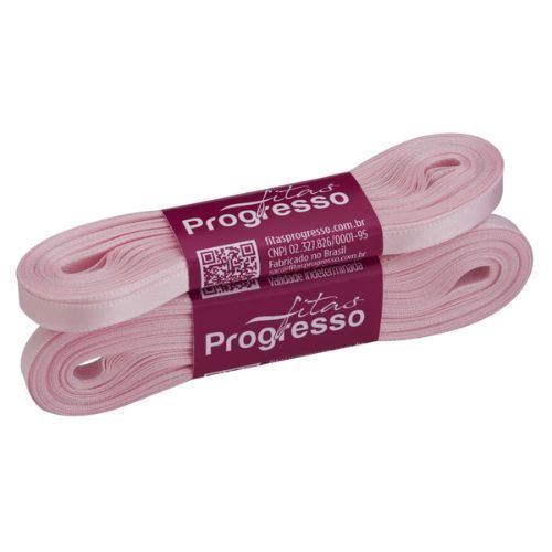 Fita de Cetim CF001 7mmx10m 206 Rosa Claro Progresso