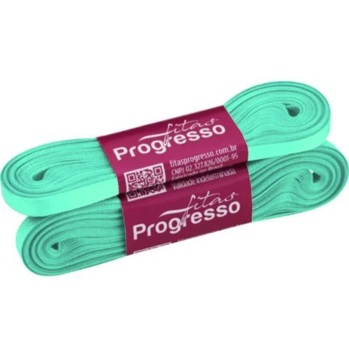 Fita de Cetim CF001 7mmx10m 386 Verde Agua Progresso