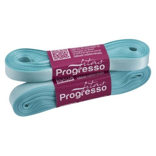 Fita de Cetim CF002 10mmx10m 247 Azul Tiffany Progresso