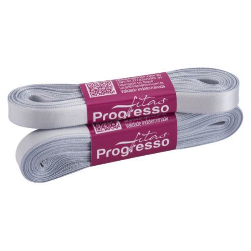 Fita de Cetim Cf003 15mmx10m 084 Prata Progresso