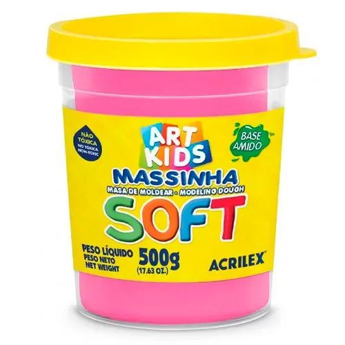 Massa de Modelar Soft 500G Maravilha Cod 107 Acrilex