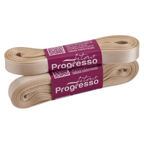 Fita de Cetim Cf003 15mmx10m 236 Bege Progresso