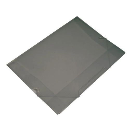 Pasta com Aba Oficio Fina Soft Fume Polibras