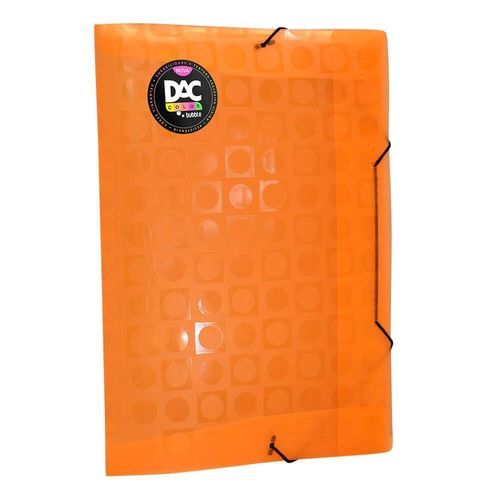 Pasta A/E Polipr. Bubble Oficio Laranja 901PP-LR Dac