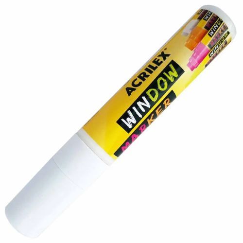 Marcador de Vidro Marker Window Branco Acrilex