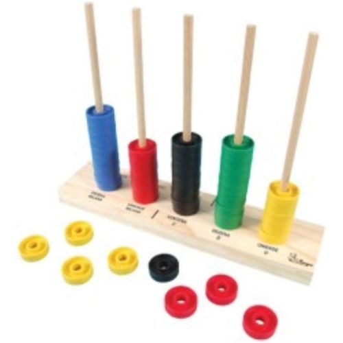 Abaco 05 Colunas com 50 Rodinhas Simque