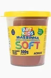 Massa de Modelar Soft 500G Chocolate Cod 814 Acrilex