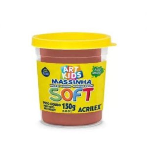 Massa de Modelar Soft 150gr Chocolate cod 814 Acrilex