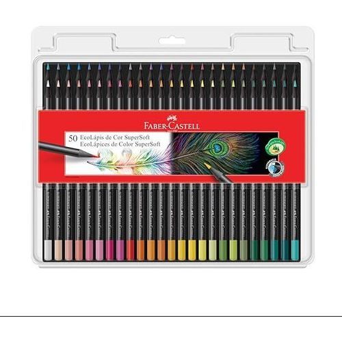 Ecolapis De Cor Supersoft 50 Cores Faber Castell