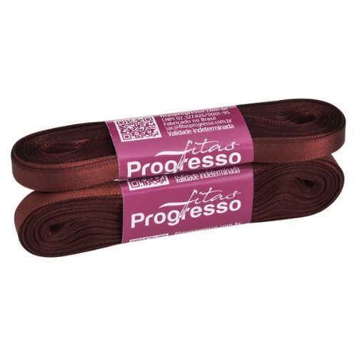 Fita de Cetim CF001 7mmx10m 1383 Terra Progresso