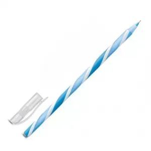 Caneta Esf Wave Azul Claro 1.0mm Bazze