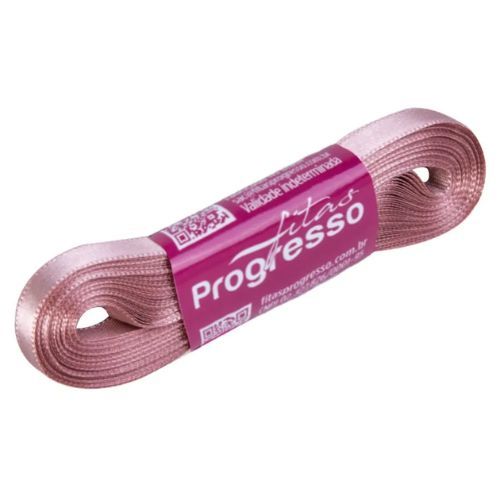 Fita de Cetim Cf001 7mmx10m 1143 Rosa Velho Progresso