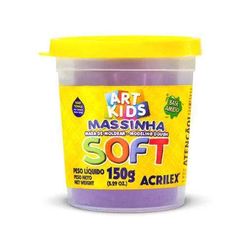Massa de Modelar Soft 150gr Violeta cod 516 Acrilex