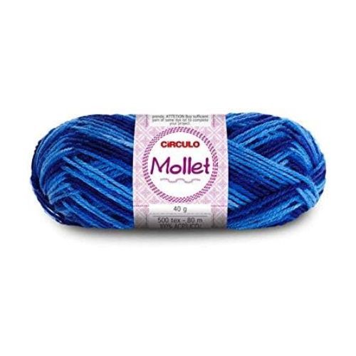 Novelo de La Azul Bicolor Mollet