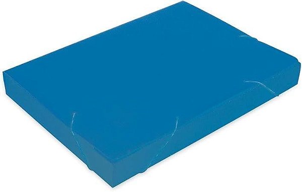 Pasta com Elastico Polionda Premier 20MM Azul Polycart