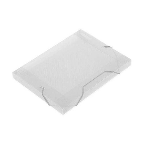 Pasta com Elastico Oficio Soft 18MM Cristal Polibras